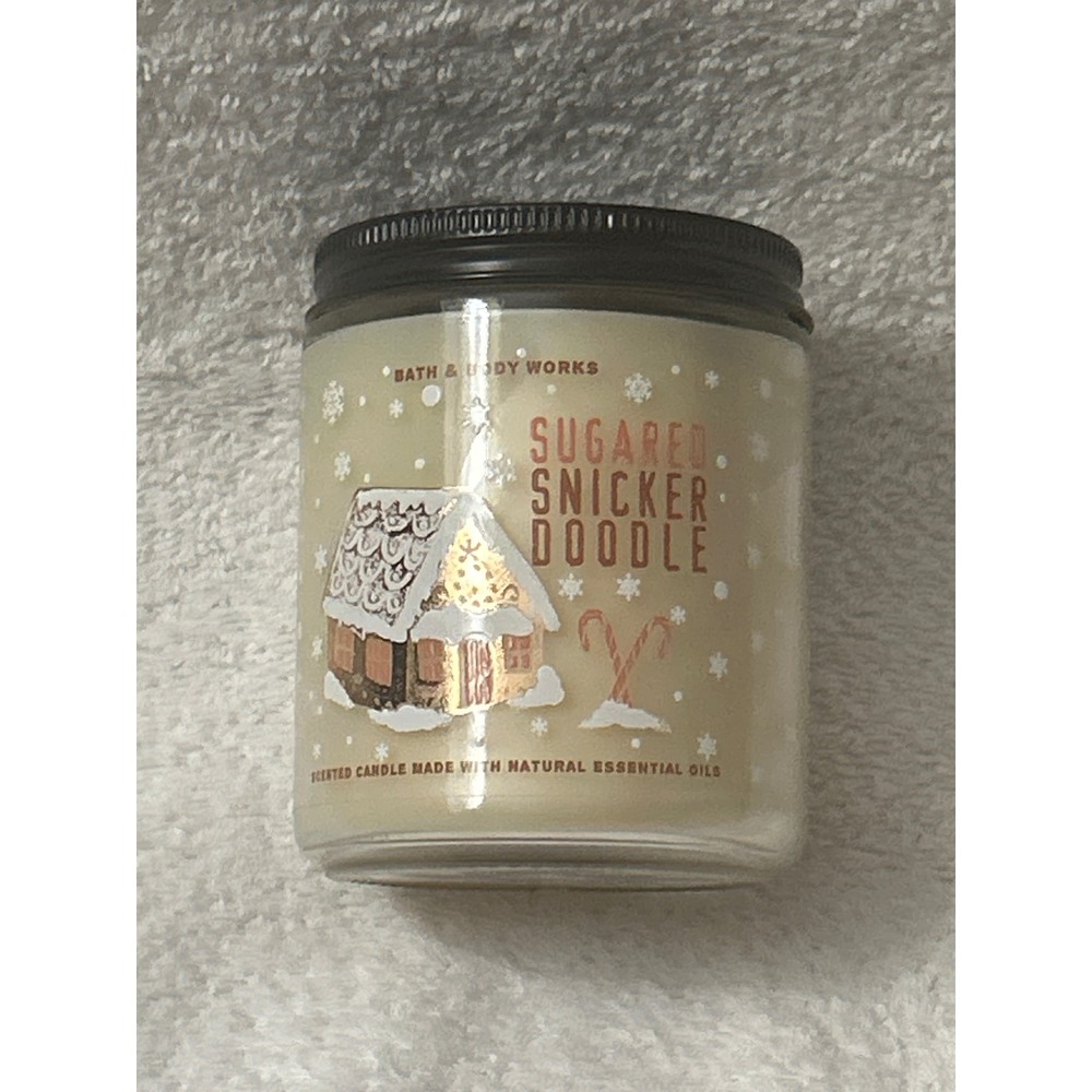 Bath & Body Works Sugared Snickerdoodle Single Wick Candle 7 oz New